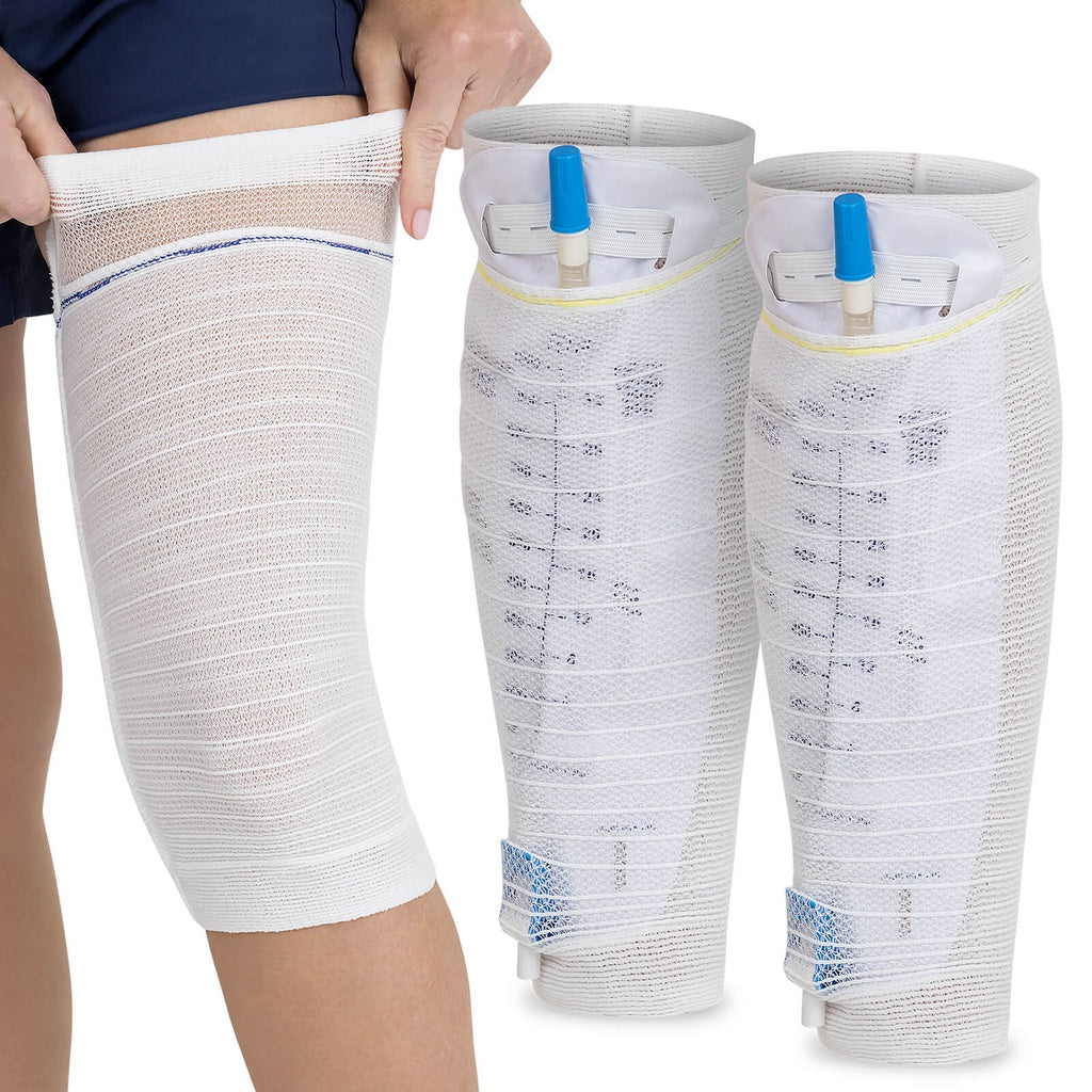 Catheter Leg Bag Holder Sleeves (Pair)