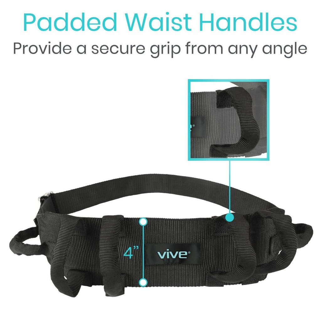 Transfer Belt with Handles - Metal Buckle