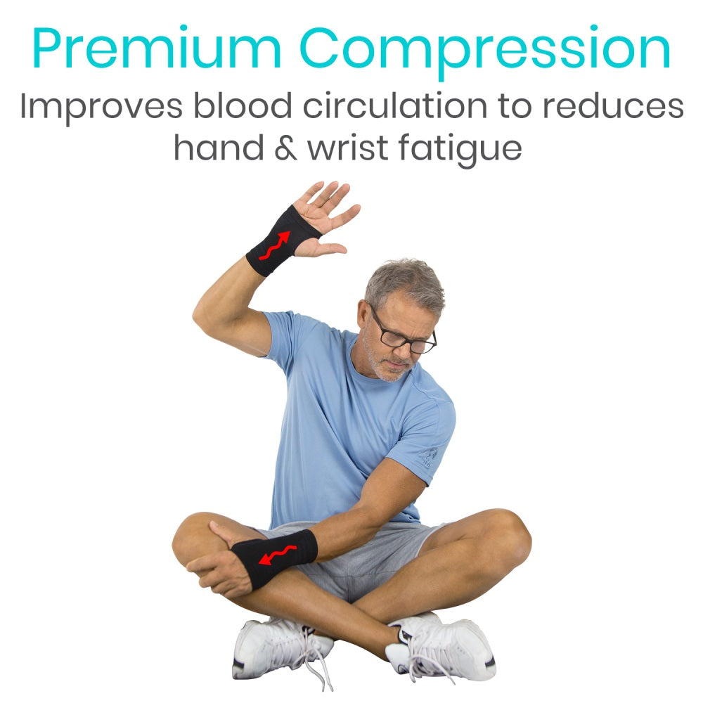 Wrist Compression Sleeve Black