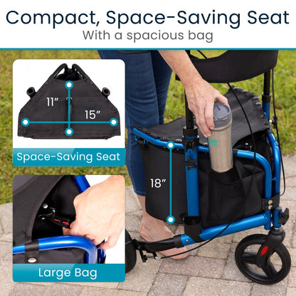 *Inspected Return* Tri-Rollator With Seat