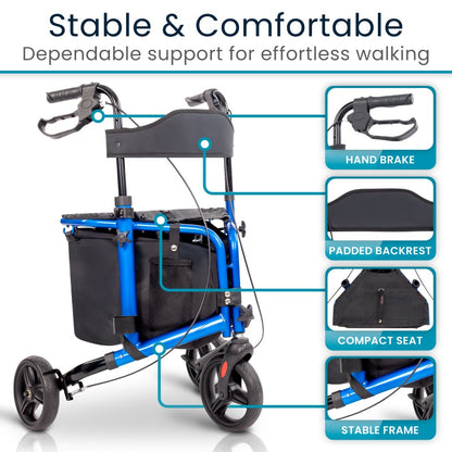 *Inspected Return* Tri-Rollator With Seat