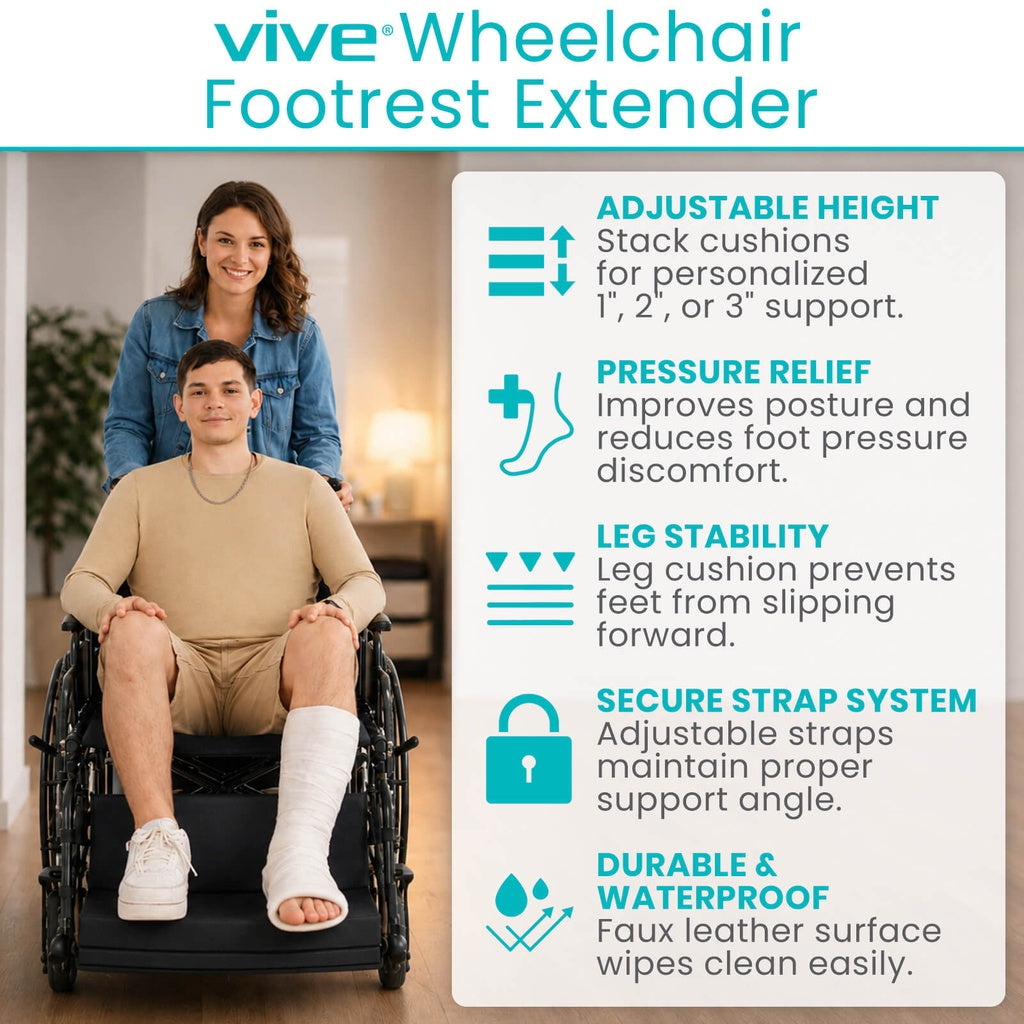 Wheelchair Footrest Extender