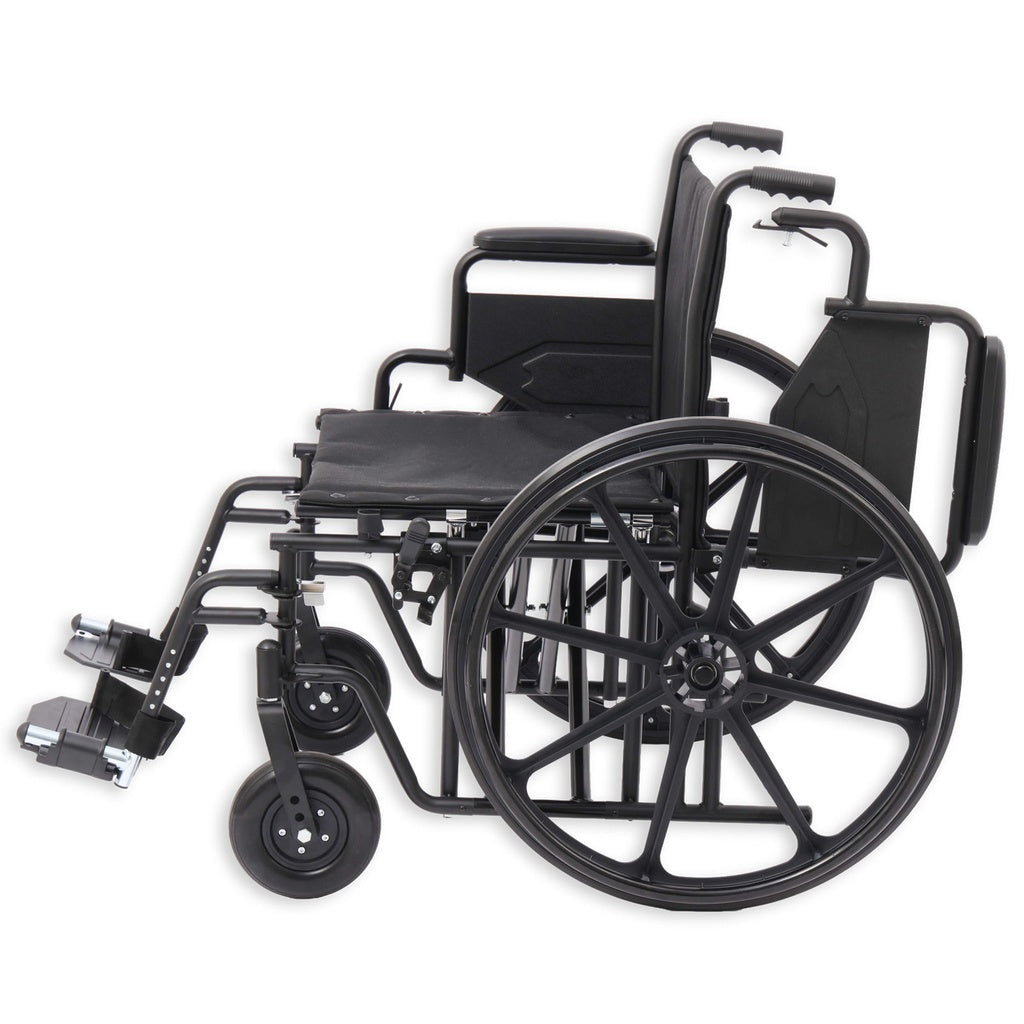 Heavy Duty Wheelchair (22"-24", 450 lbs)