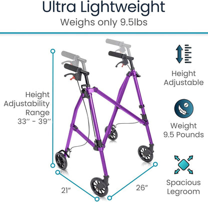 4 Wheel Air Frame Walker