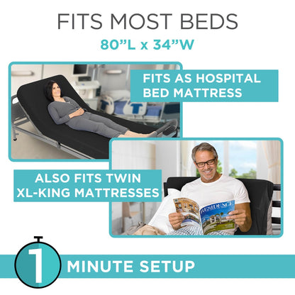 Low Air Loss Alternating Pressure Mattress 8" Standard