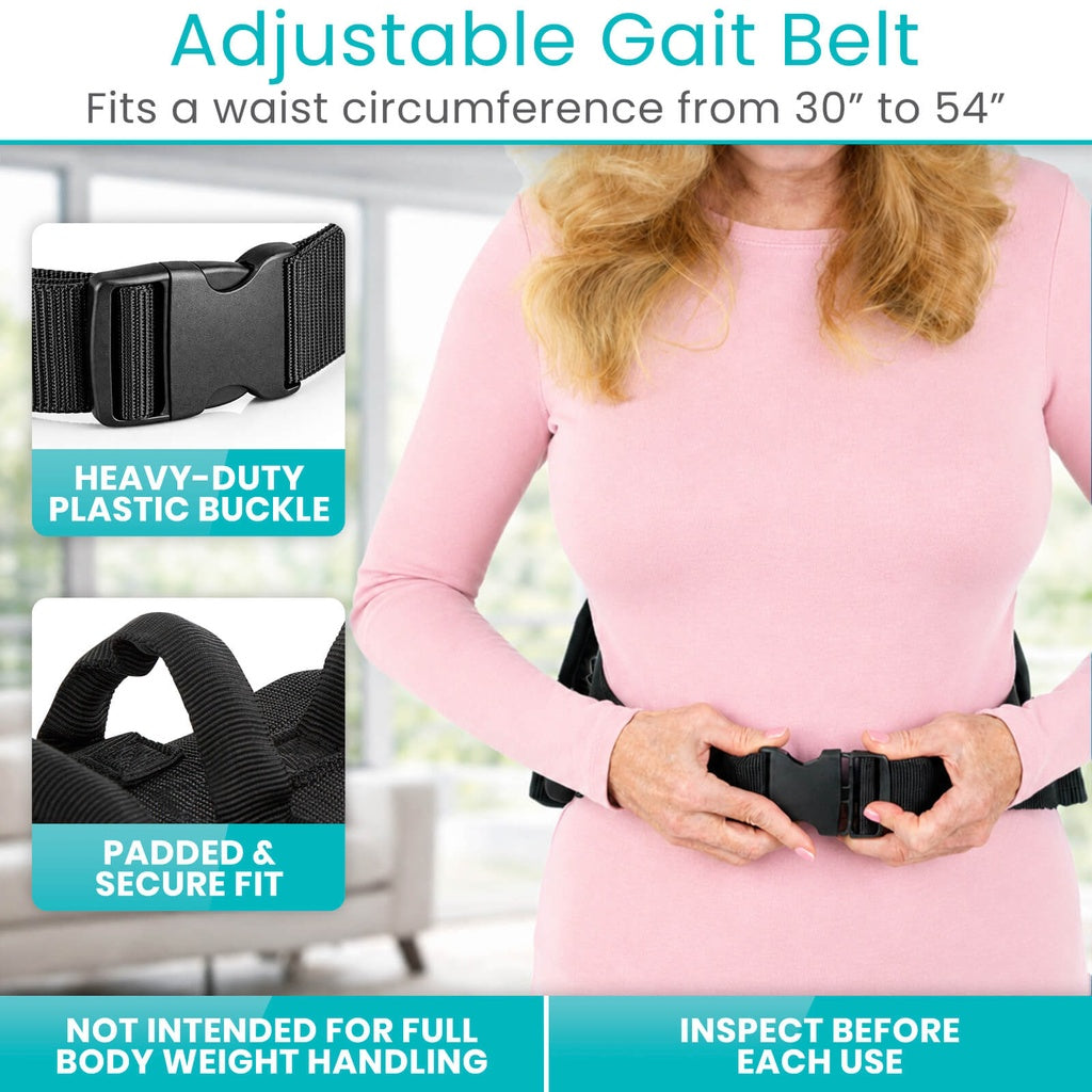 Transfer Belt with Handles - Plastic Buckle