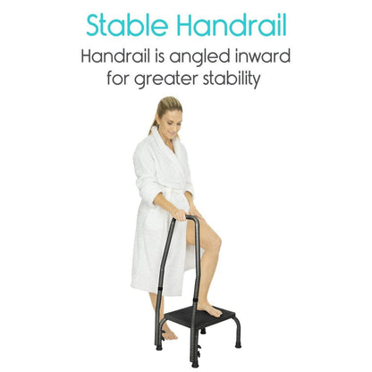 Step Stool with Handrail