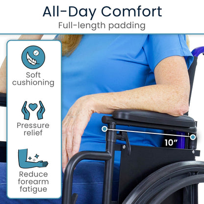 Height Adjustable Wheelchair Armrests