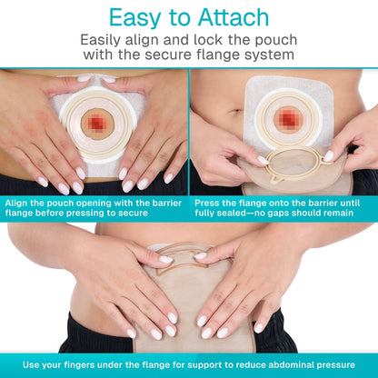 Ostomy Bags Two Piece - Box of 10 Bags