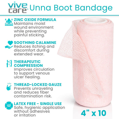 Unna Boot Bandage with Zinc Oxide and Calamine