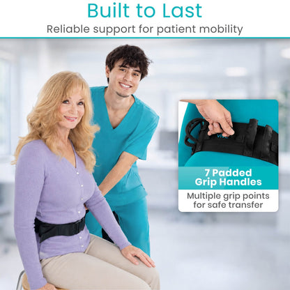 Transfer Belt with Handles - Plastic Buckle