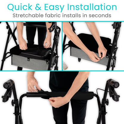 Rollator Seat and Backrest Cover