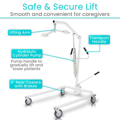 Core Hydraulic Patient Lift With Sling