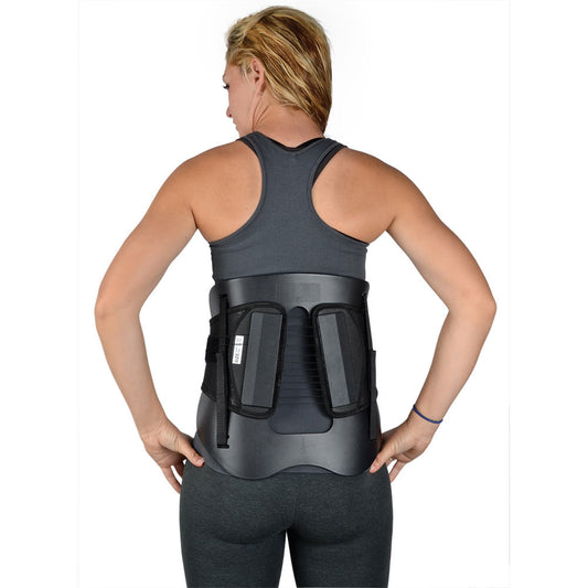 TRI-MOD BRACE WITH LOW PROFILE CHAIRBACK BLACK LARGE 35"-40"