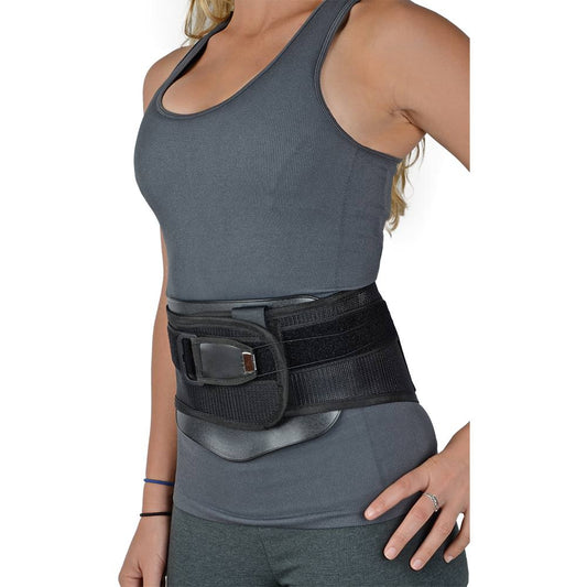 TRI-MOD BRACE WITH LOW PROFILE CHAIRBACK BLACK MEDIUM 30"-35"