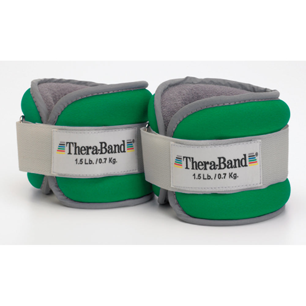 THERA-BAND(R)(R) COMFORT FIT ANKLE & WRIST WEIGHT SET GREEN 3 LB. (TWO 1.5-LB. WEIGHTS)