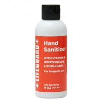 Hand Sanitizer w/ Vitamin E & Emollients, 6oz bottle, Each or Case of 48