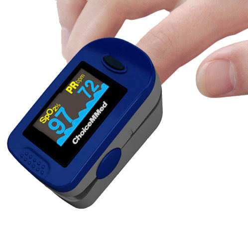 Fingertip Pulse Oximeter with 2 AAA Batteries Adult/Child/Infant